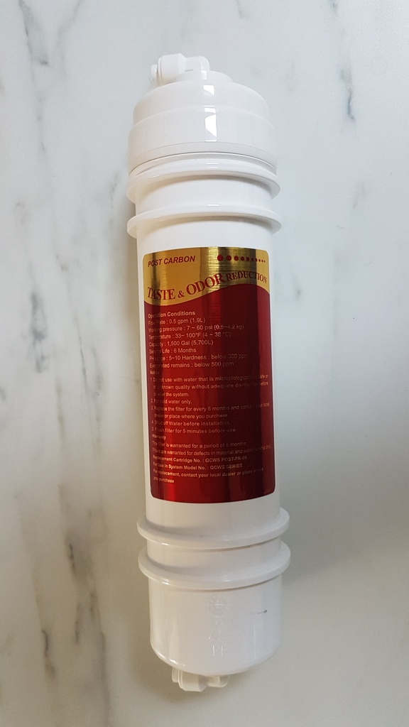 Filtre post charbon G30